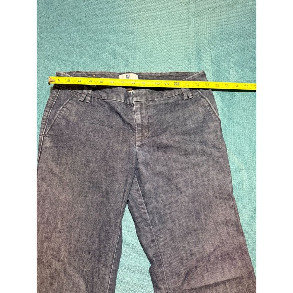 Gap Womens Size 4 Ankle Bootcut Gray Denim Pants Made In Indonesia